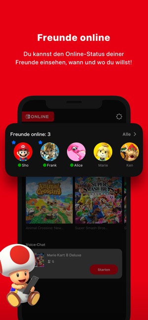 Nintendo Switch Online im App Store