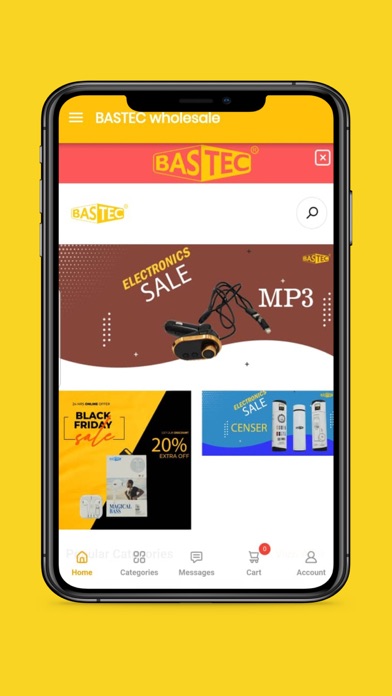 Screenshot 1 of Bastec Wholesale App