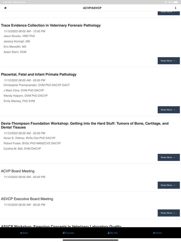 ACVP/ASVCP Annual Meeting