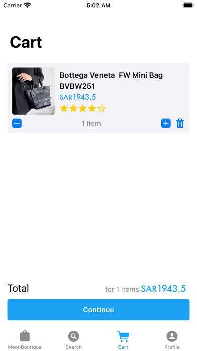 MoonBoutique Screenshot