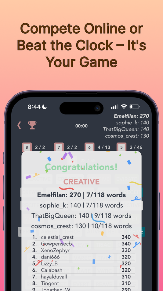#2. Multiplayer Word Game WordCup (iOS) 由: Emel Topaloglu