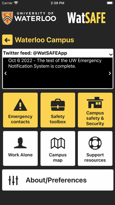 Screenshot #1 pour WatSAFE