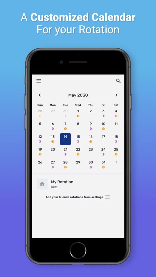 #1. Monaweb -Shift worker calendar (iOS) 由: AppChief Ltd
