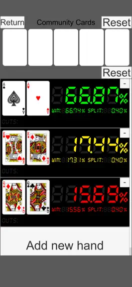 Game screenshot Rounders Poker Calculator mod apk