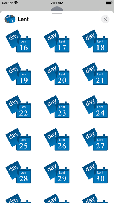 days of Lent Screenshot