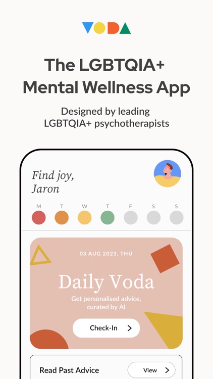 Voda: LGBTQIA+ Mental Wellness