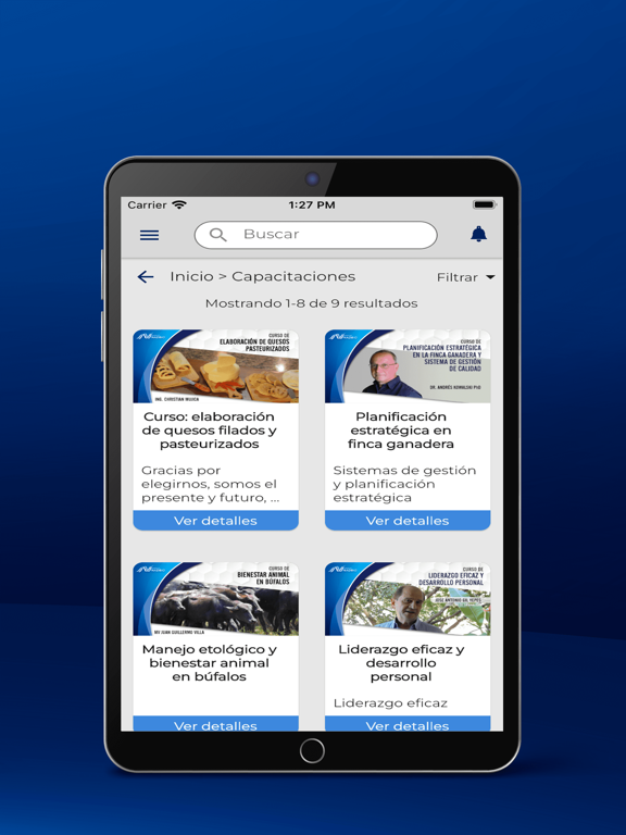 NADBIO iPad screenshot 5 - Shopping app