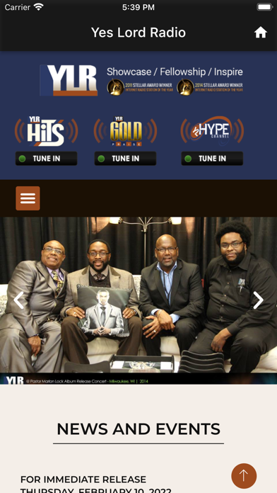 Yes Lord Radio Screenshot