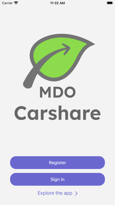 MDO Carshare Screenshot