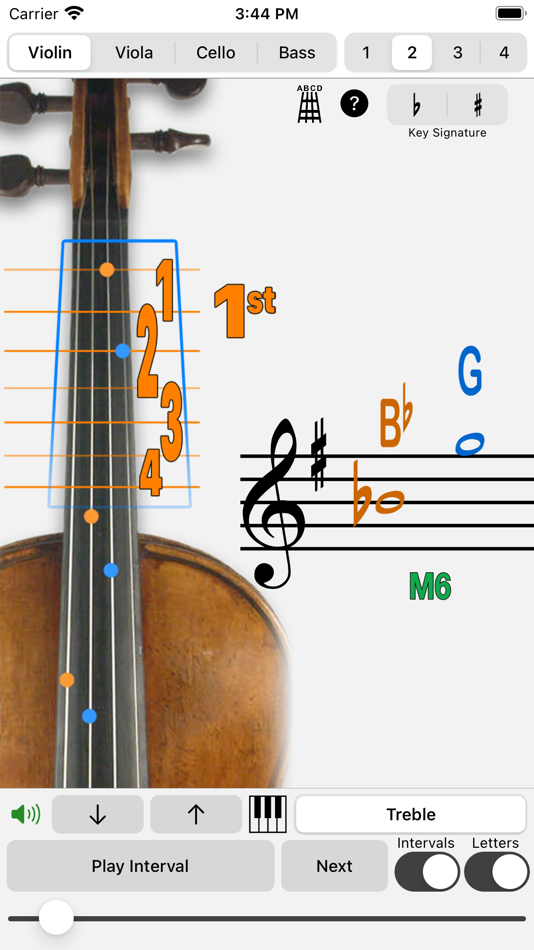 #2. Fingering Strings for iPhone (iOS) 由: Patrick Q. Kelly