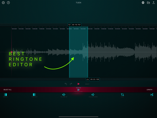 ‎TUEN: Ringtone Maker Screenshot