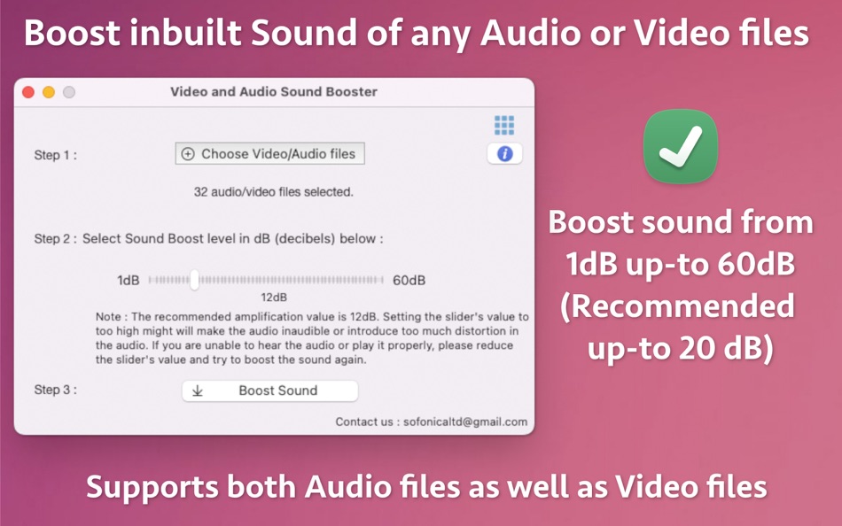 #1. Video and Audio Sound Booster (macOS) 由: Nikhil Anshuman