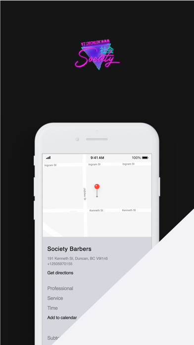 Society Barbers Screenshot