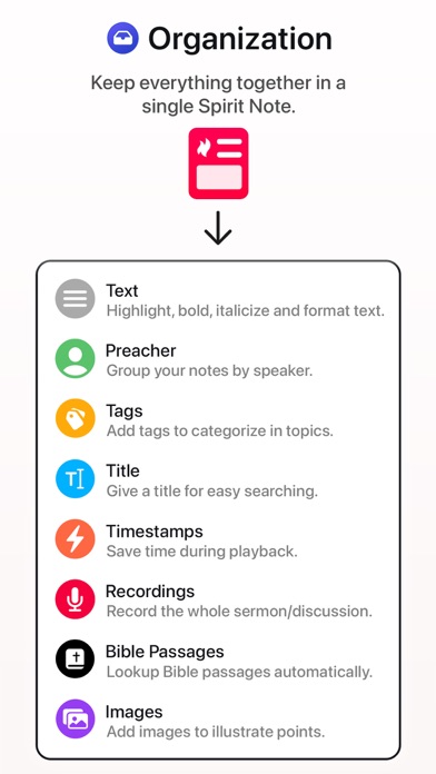 Spirit Notes: Christian Notes Screenshot