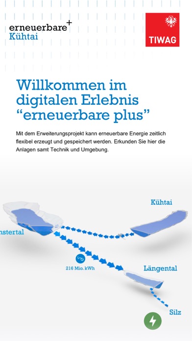 TIWAG erneuerbare plus Kühtai Screenshot