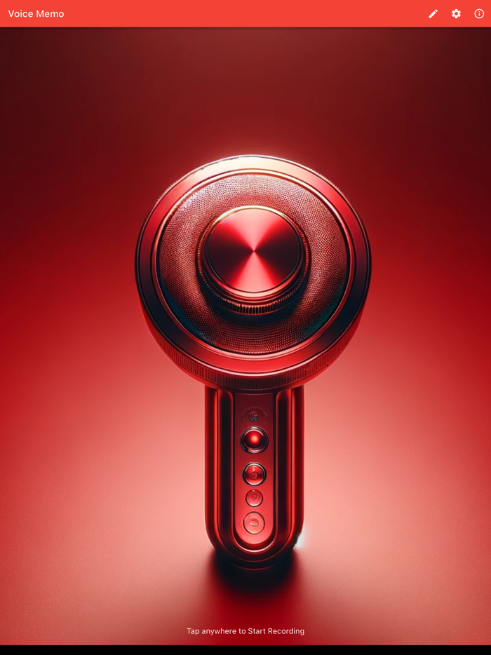 One Tap Voice Memo AI