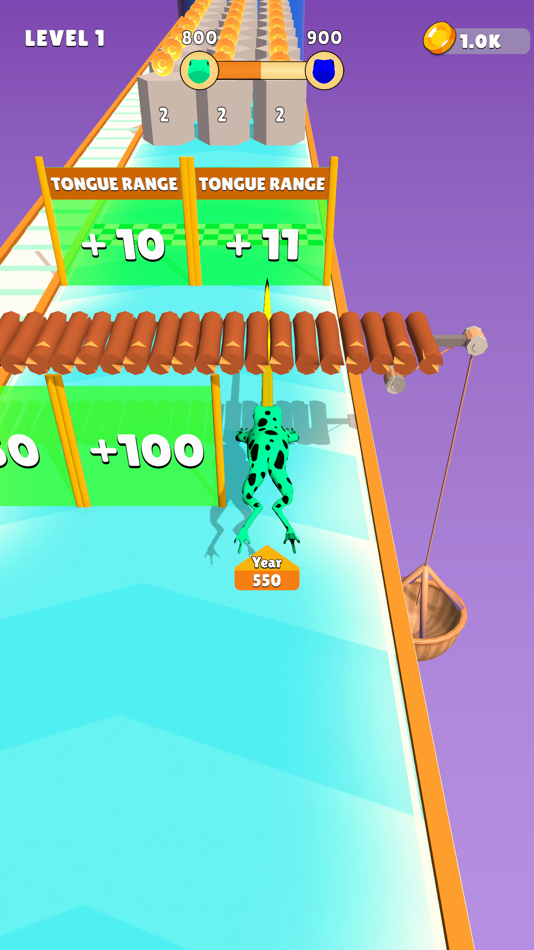 #5. Feed the Toad Run (iOS) 由: Rawky Studios