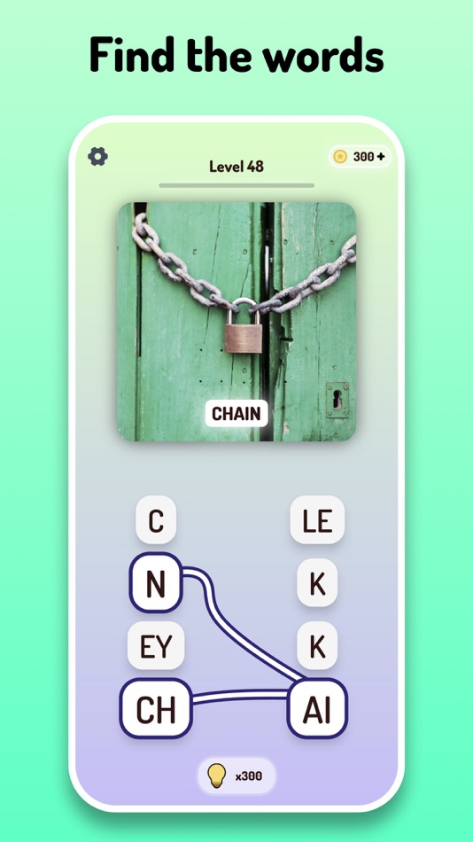 #1. Linked Words (iOS) Podle: Tommy Buonomo