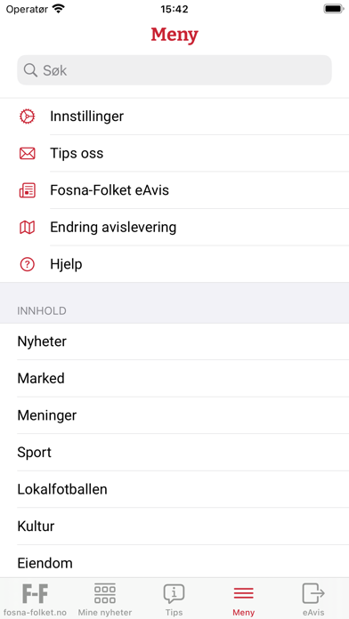 Fosna-Folket Nyheter Screenshot