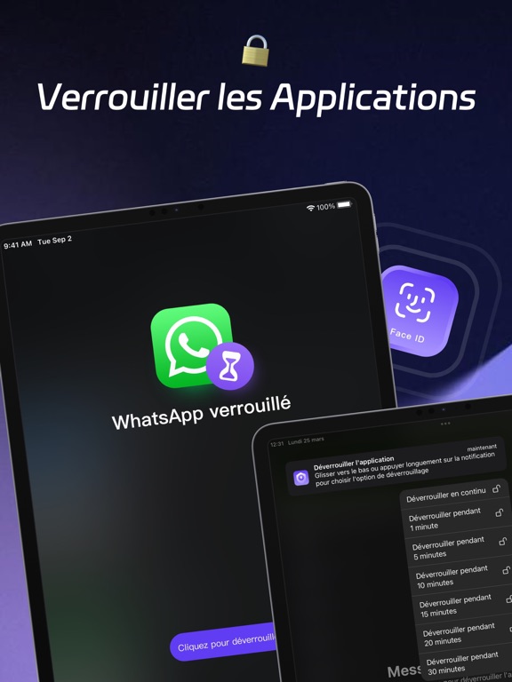Screenshot #5 pour Verrouillage & Masquer App Pro