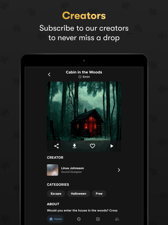 Ammersive - 3D Audio Escapes iPad screenshot 3 - Health & Fitness app