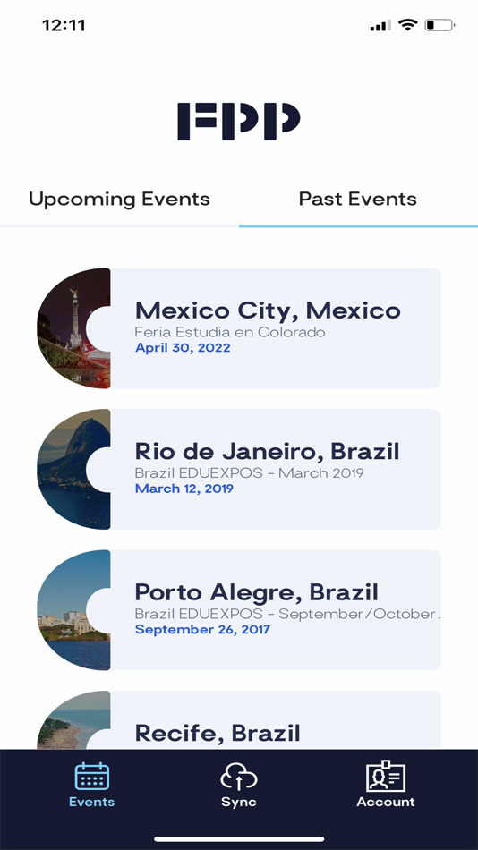 #2. FPP Events (iOS) Bởi: Front Page Promotions Media Ltda