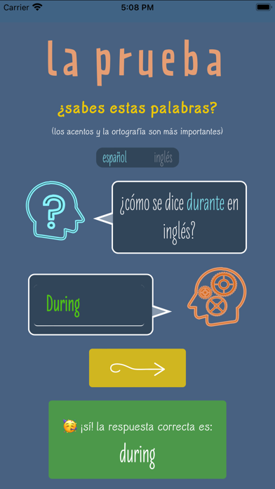 ¡palabras! Screenshot
