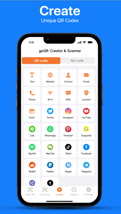 goQR : Create, Scan & Decorate Screenshot