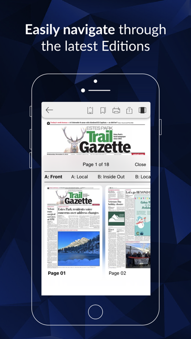 Estes Park Trail Gazette Screenshot