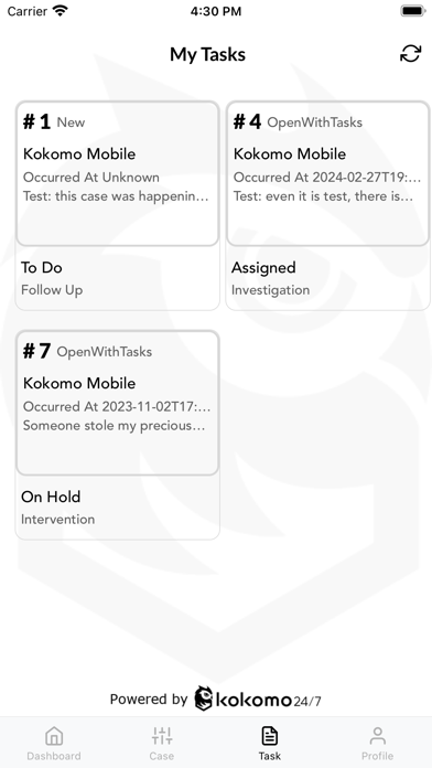 Kokomo247 IMS (Safety Cloud) Screenshot