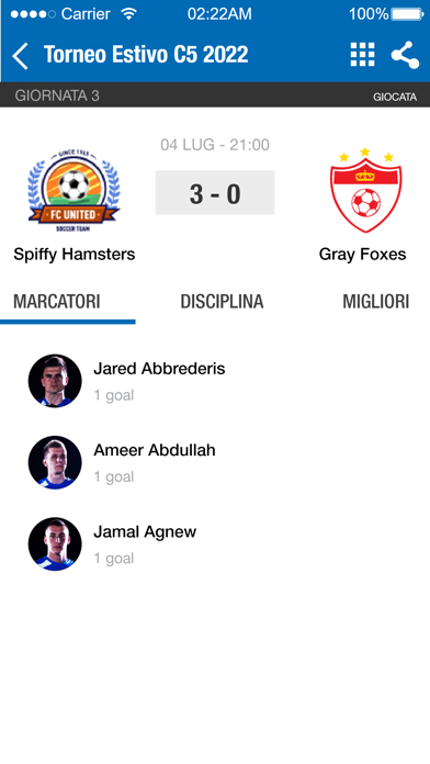 Forza Pescara League Screenshot