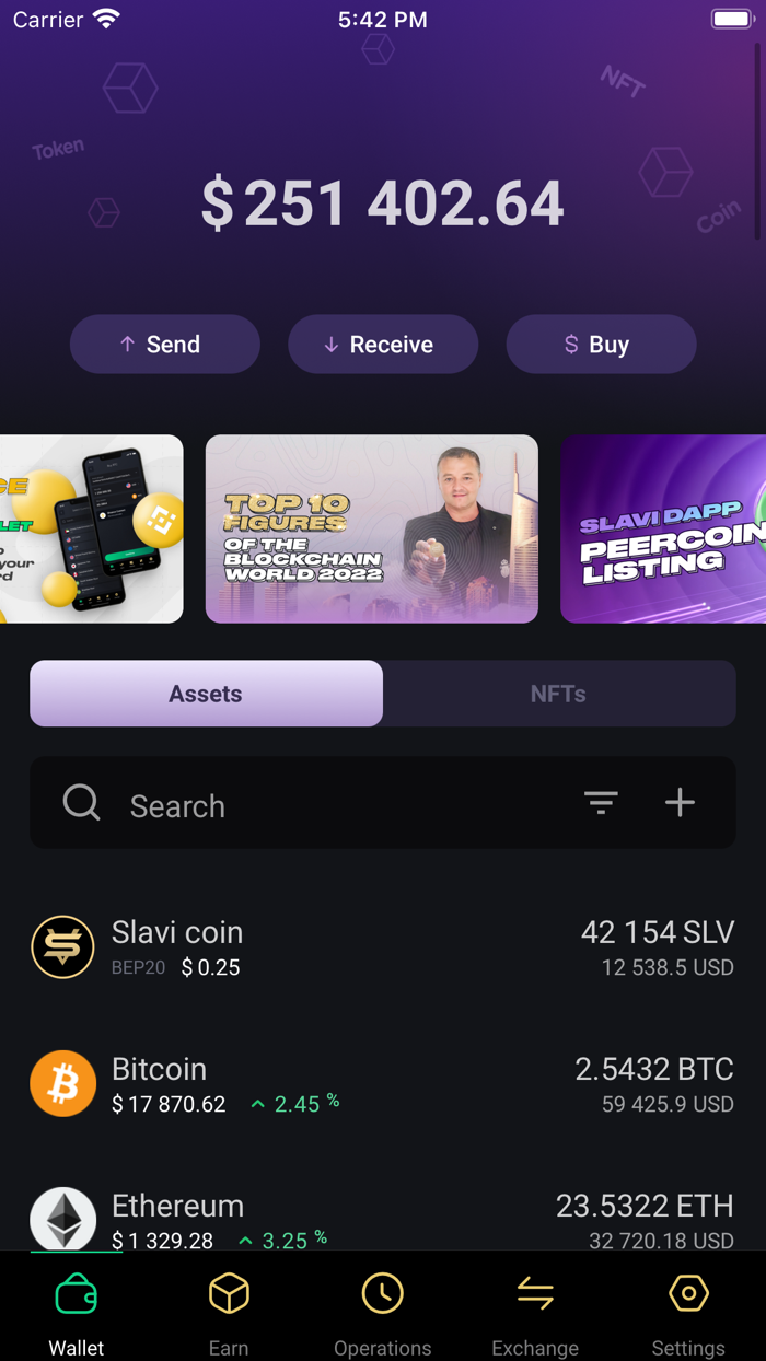 Slavi DeFi Crypto Wallet