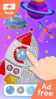 color by number games for kids iphone screenshot 2