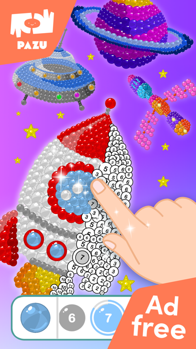 Color by number games for kids Screenshot