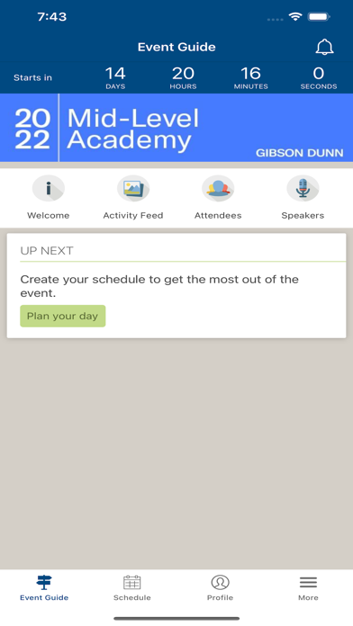 Gibson Dunn ConferenceConnect Screenshot