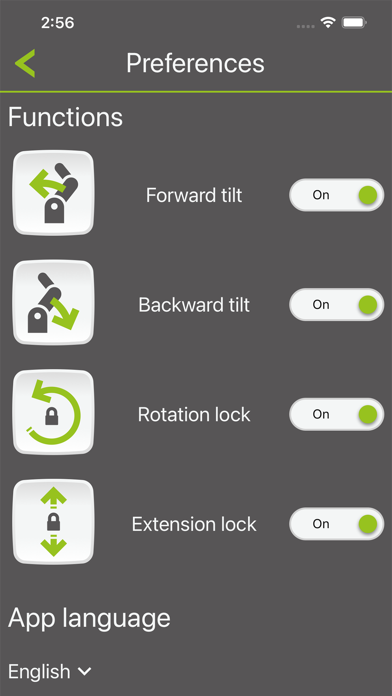 Armon wireless control Screenshot