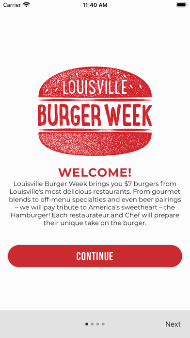Louisville Burger Week Screenshot