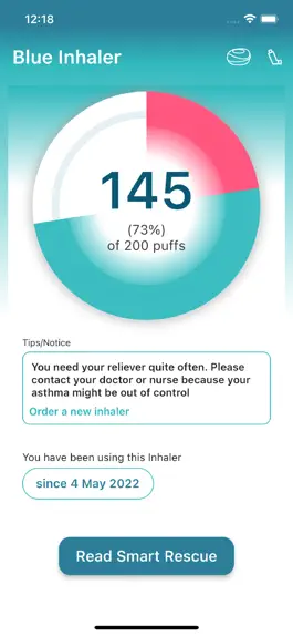 Game screenshot Smart Rescue Inhaler Counter apk