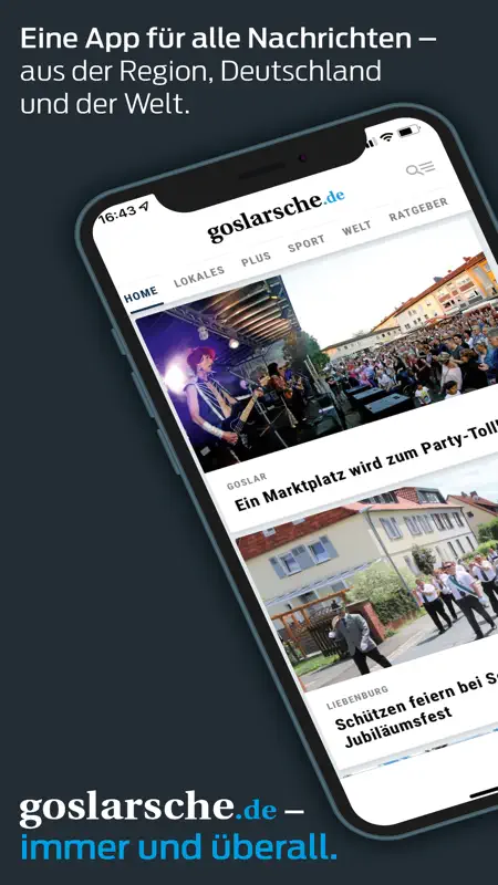 goslarsche.de screenshot 1 of 4