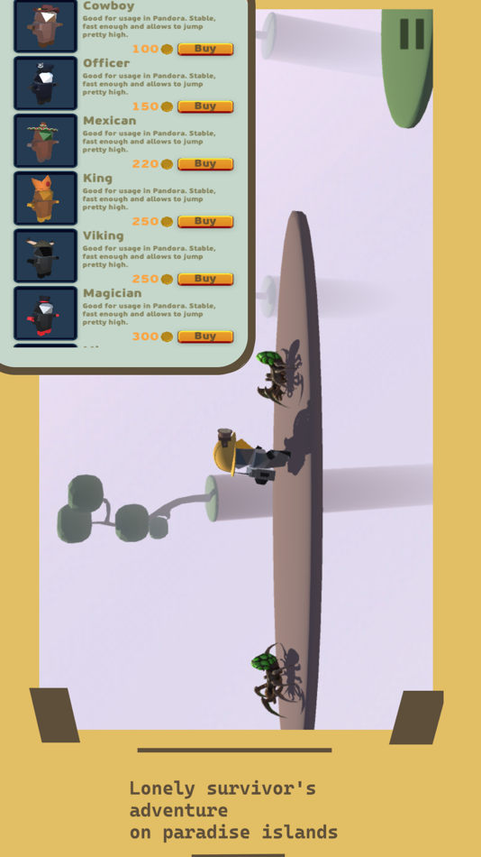#3. Paradise Lonely Survivor (iOS) โดย: Oleksii Petrochenko