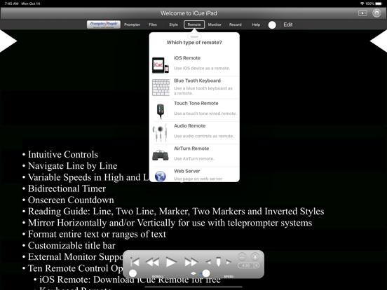 iCue iPad app afbeelding 4