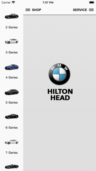 Hilton Head BMW Screenshot
