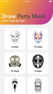 how to draw superhero mask iphone screenshot 1