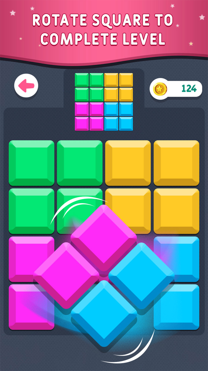 Square Merge Blocks 2048