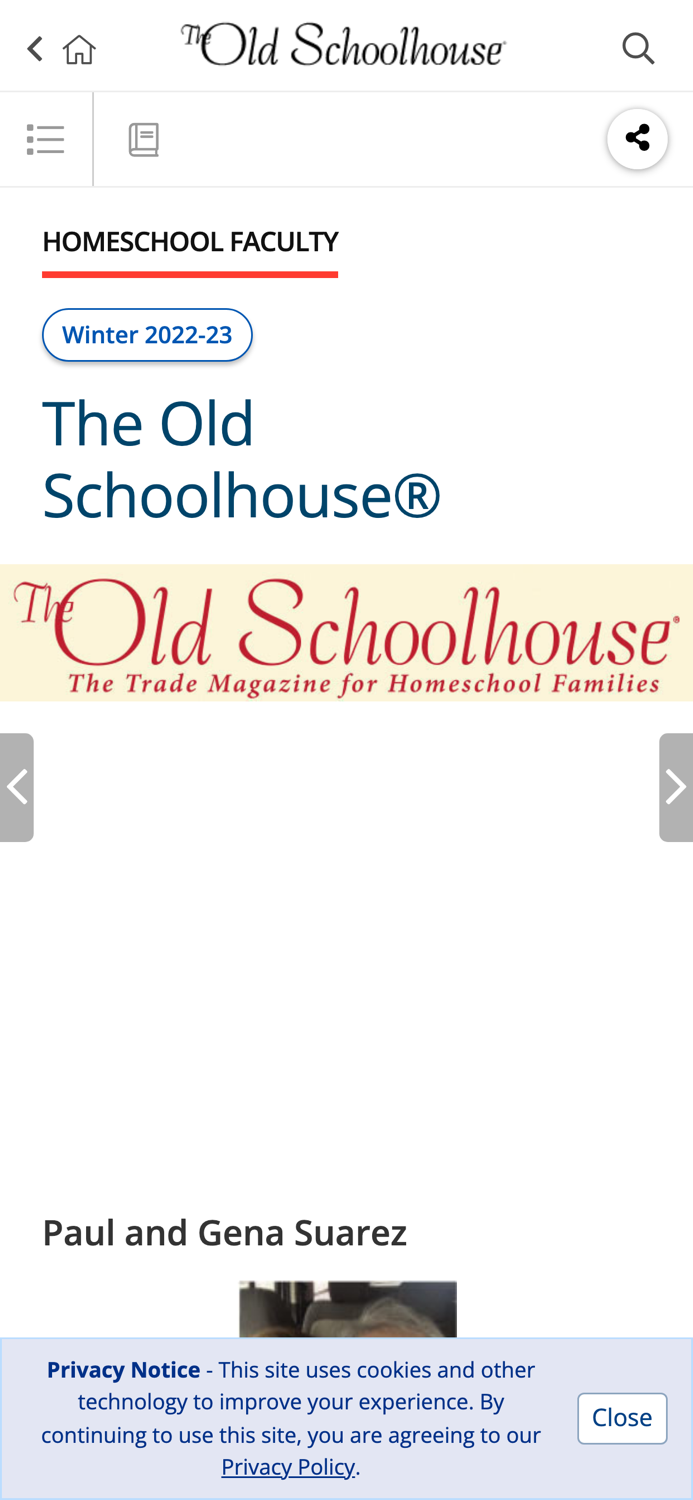 The Old Schoolhouse Magazine