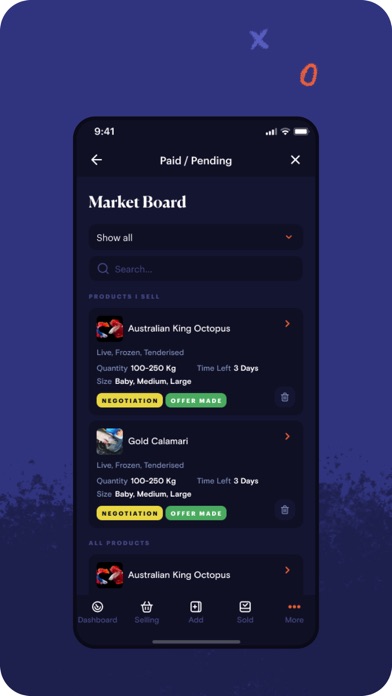 SFMblue Seller Screenshot