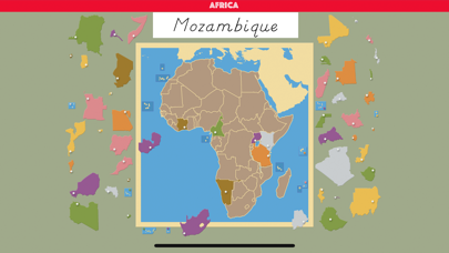 Africa - Montessori Geography Screenshot