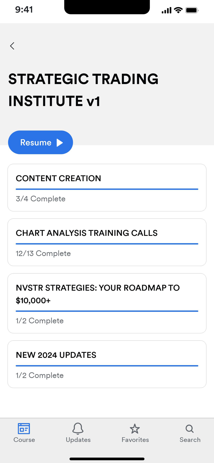 THE NVSTRS INSTITUTE