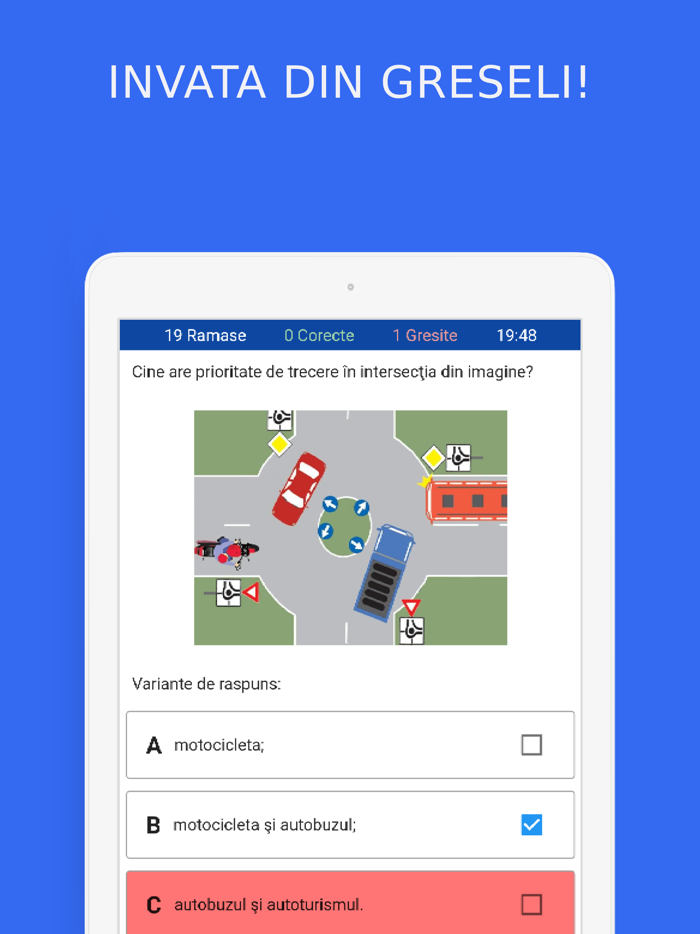 Chestionare auto A A1 A2 AM