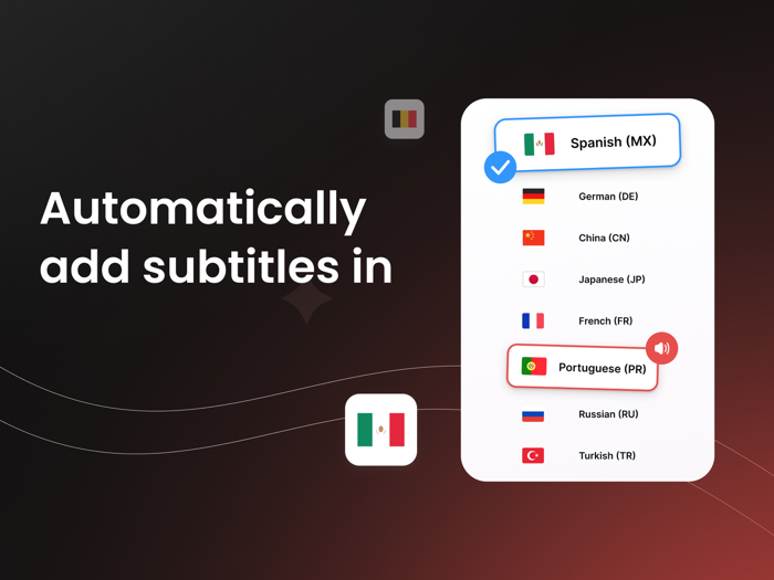 Translate Video Subtitles